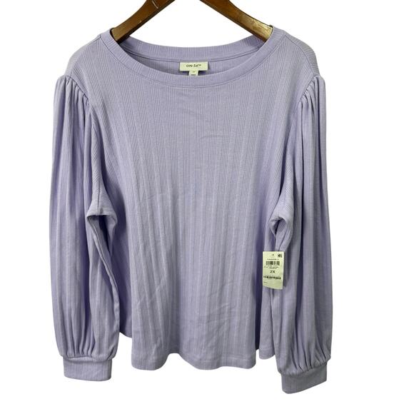 On 34th Macys Women’s Plus Blouse Top sz 1X NEW # H774 - Picture 2 of 7